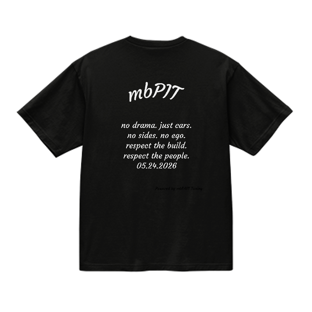 mbPIT MTG 1st Anniversary Tシャツ (5/8までの注文)